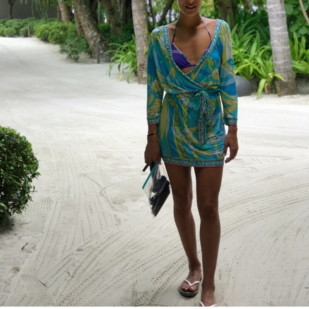 Emilio Pucci belted dress